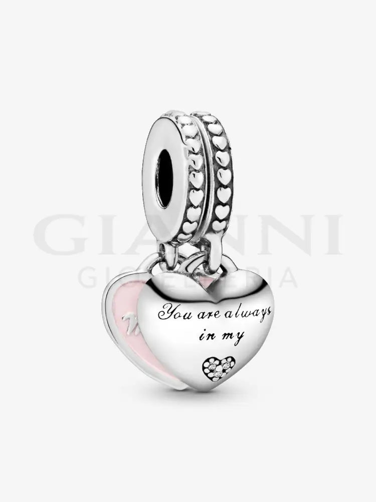 Charm Pandora - Pendente Cuori Mamma & Figlia Charm