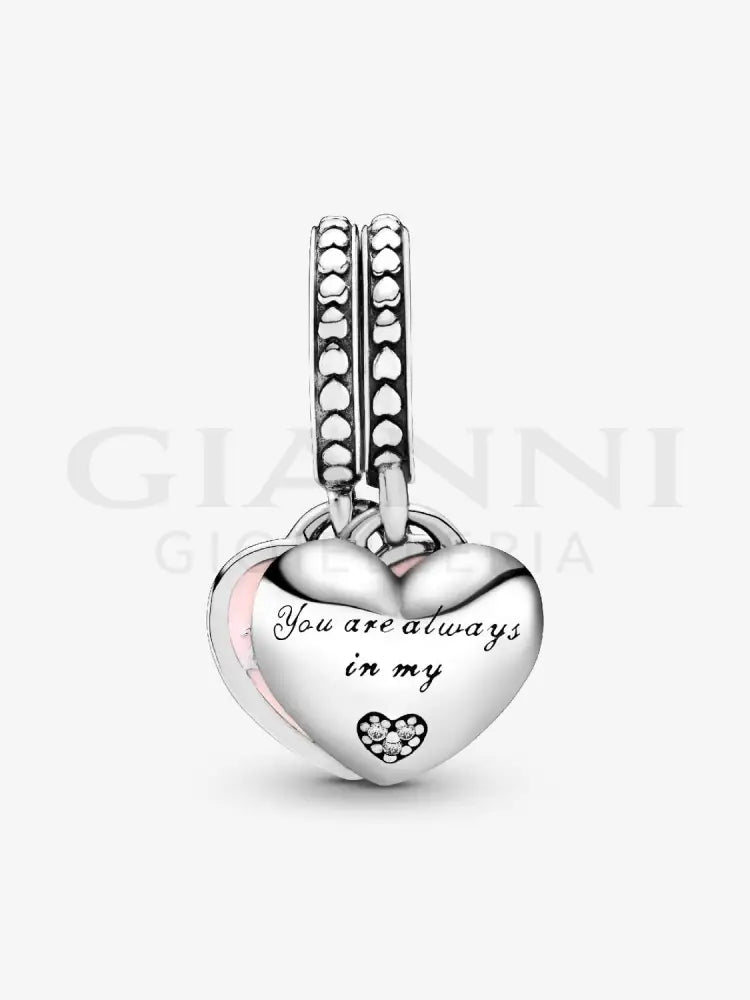 Charm Pandora - Pendente Cuori Mamma & Figlia Charm