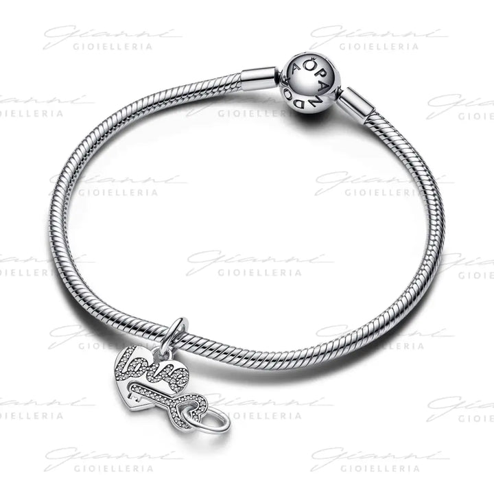 Charm Pandora - Pendente Divisibile Cuore e Chiave Charm