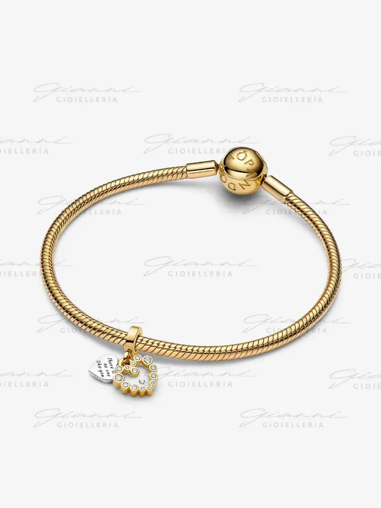 Charm Pandora - Pendente Doppio Cuore Nessuna come Te Charm
