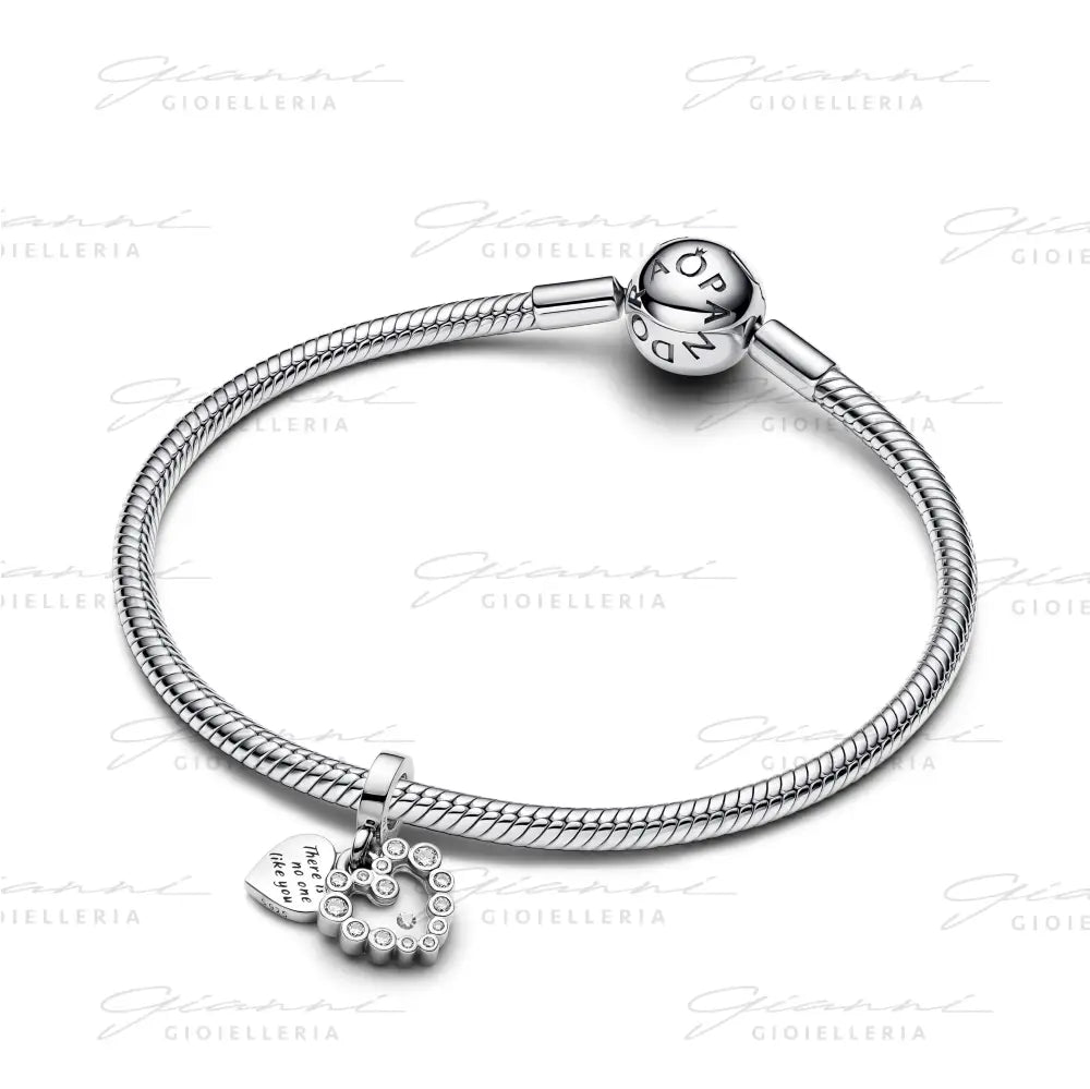 Charm Pandora - Pendente Doppio Cuore Nessuna come Te Charm