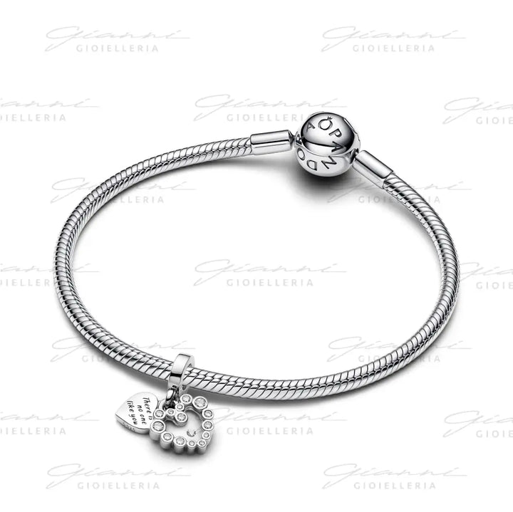 Charm Pandora - Pendente Doppio Cuore Nessuna come Te Charm
