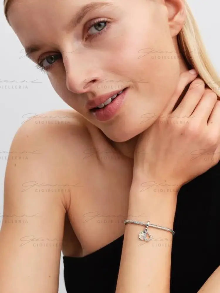 Charm Pandora - Pendente Doppio Infinito Opalescente Charm