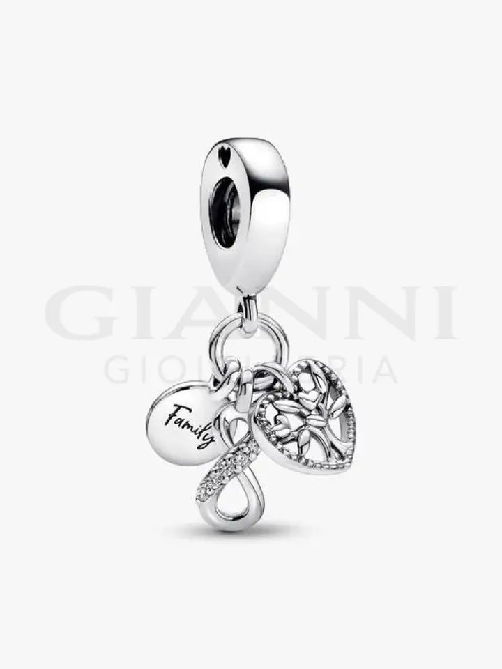 Charm Pandora - Pendente Famiglia Per Sempre Charm