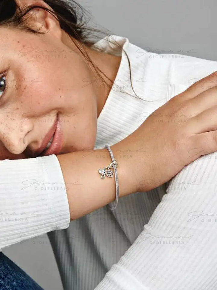 Charm Pandora - Pendente Famiglia Per Sempre Charm