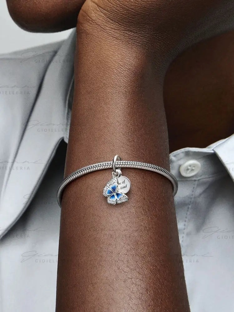 Charm Pandora - Pendente Farfalla Blu Charm