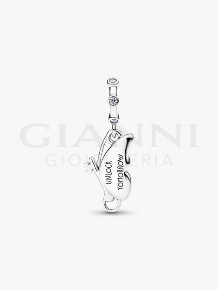 Charm Pandora - Pendente Farfalla e Chiave ’Unlock Tomorrow’ Charm