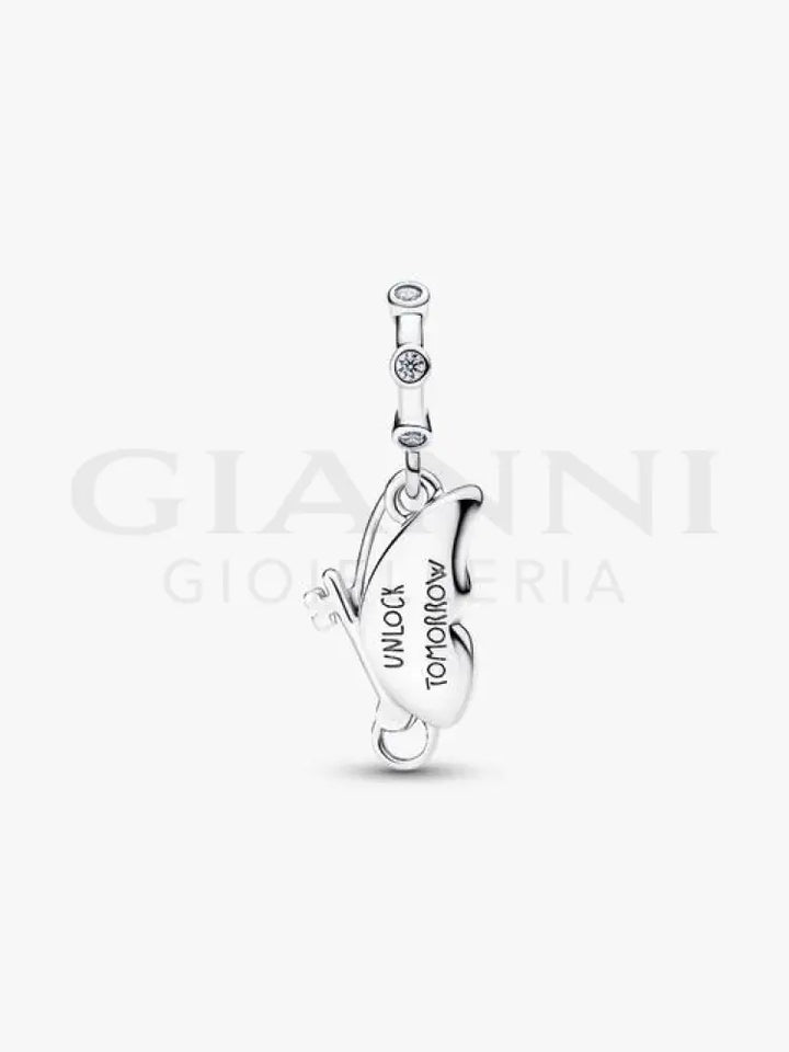 Charm Pandora - Pendente Farfalla e Chiave ’Unlock Tomorrow’ Charm