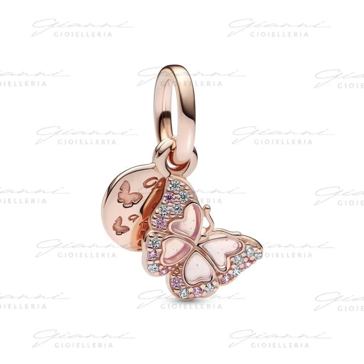 Charm Pandora - Pendente Farfalla Rosa Charm