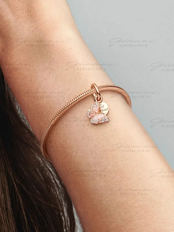 Charm Pandora - Pendente Farfalla Rosa Charm