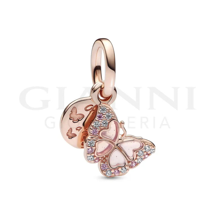 Charm Pandora - Pendente Farfalla Rosa Charm