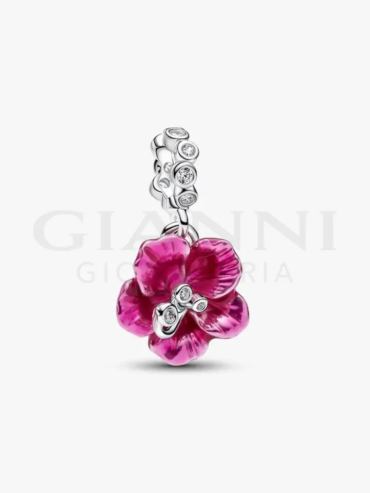 Charm Pandora - Pendente Fiore di Ibisco - Charm