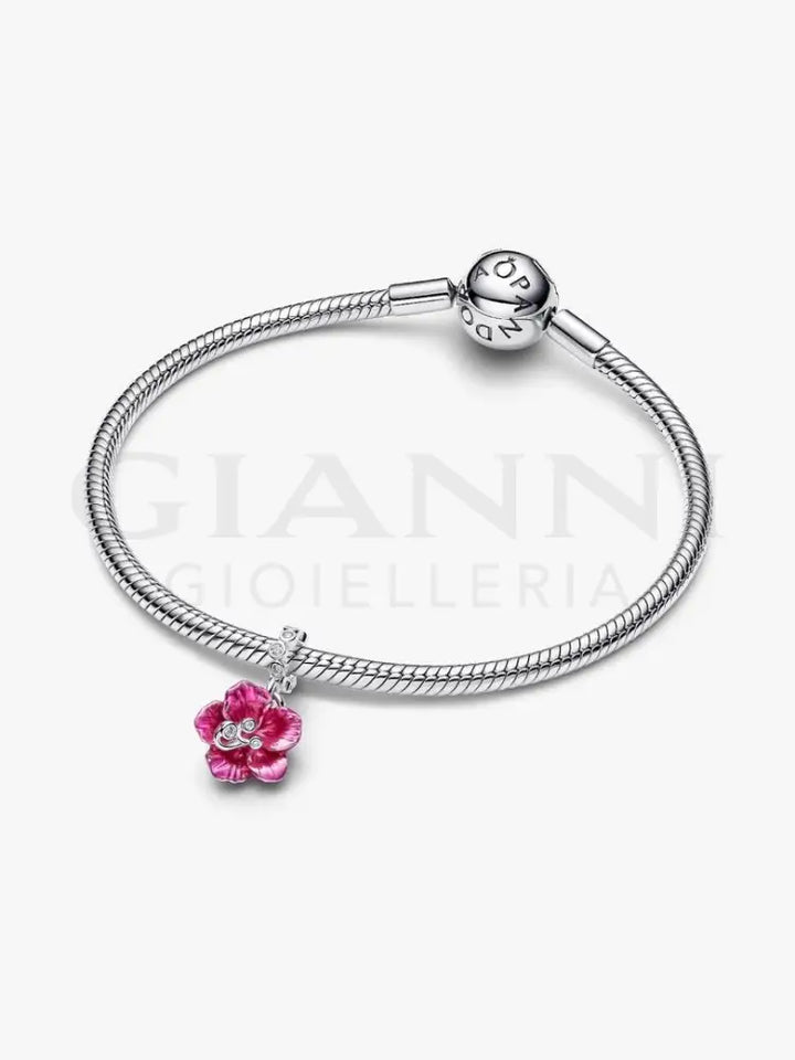 Charm Pandora - Pendente Fiore di Ibisco - Charm
