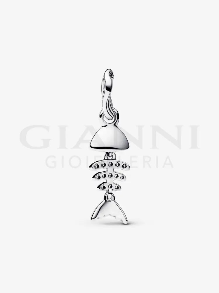Charm Pandora - Pendente Lisca Di Pesce Turchese Charm