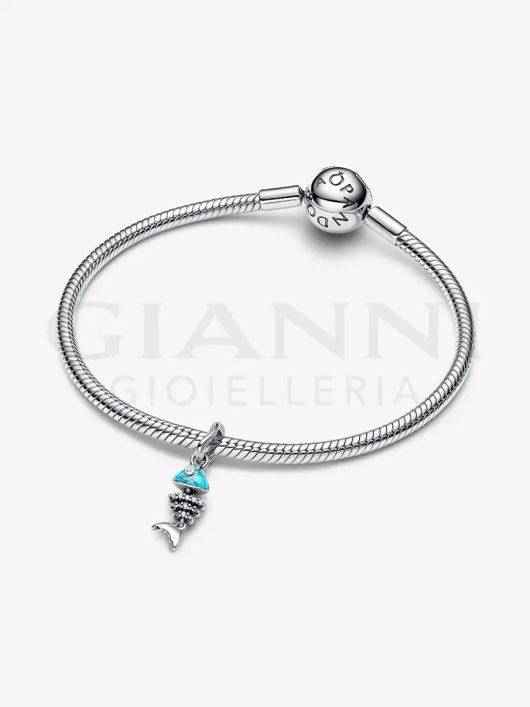 Charm Pandora - Pendente Lisca Di Pesce Turchese Charm