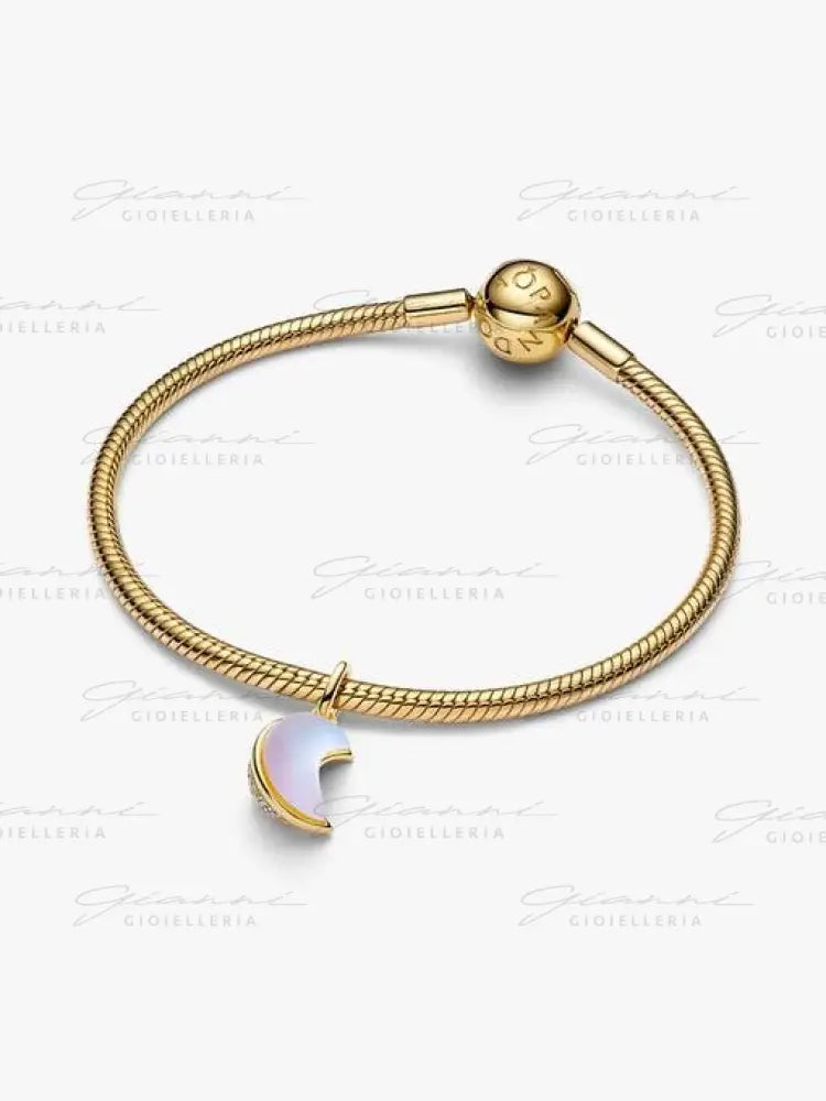 Charm Pandora - Pendente Luna Crescente Luminosa Charm
