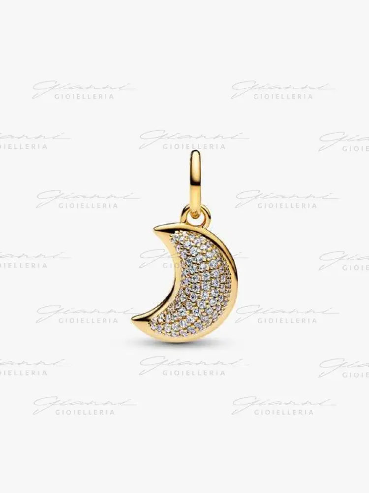Charm Pandora - Pendente Luna Crescente Luminosa Charm