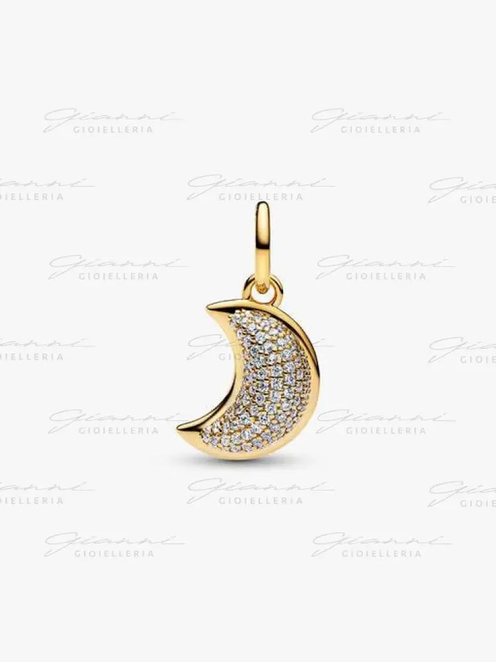 Charm Pandora - Pendente Luna Crescente Luminosa Charm