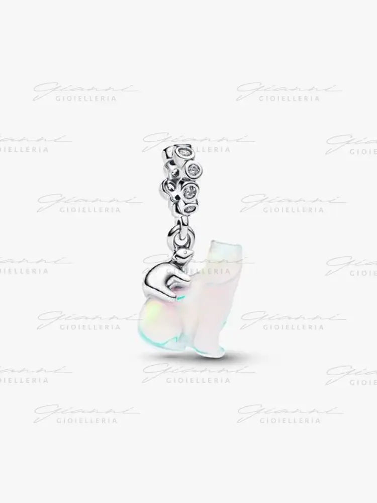 Charm Pandora - Pendente Orso Polare Mamma e Cucciolo Charm