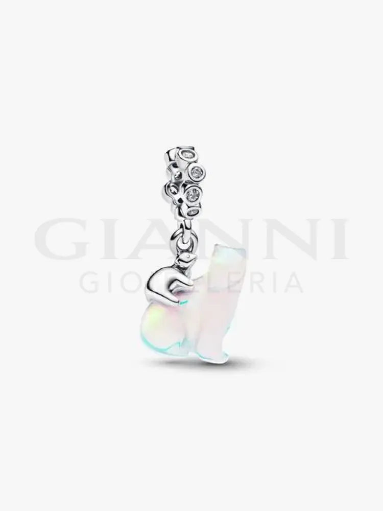 Charm Pandora - Pendente Orso Polare Mamma e Cucciolo Charm
