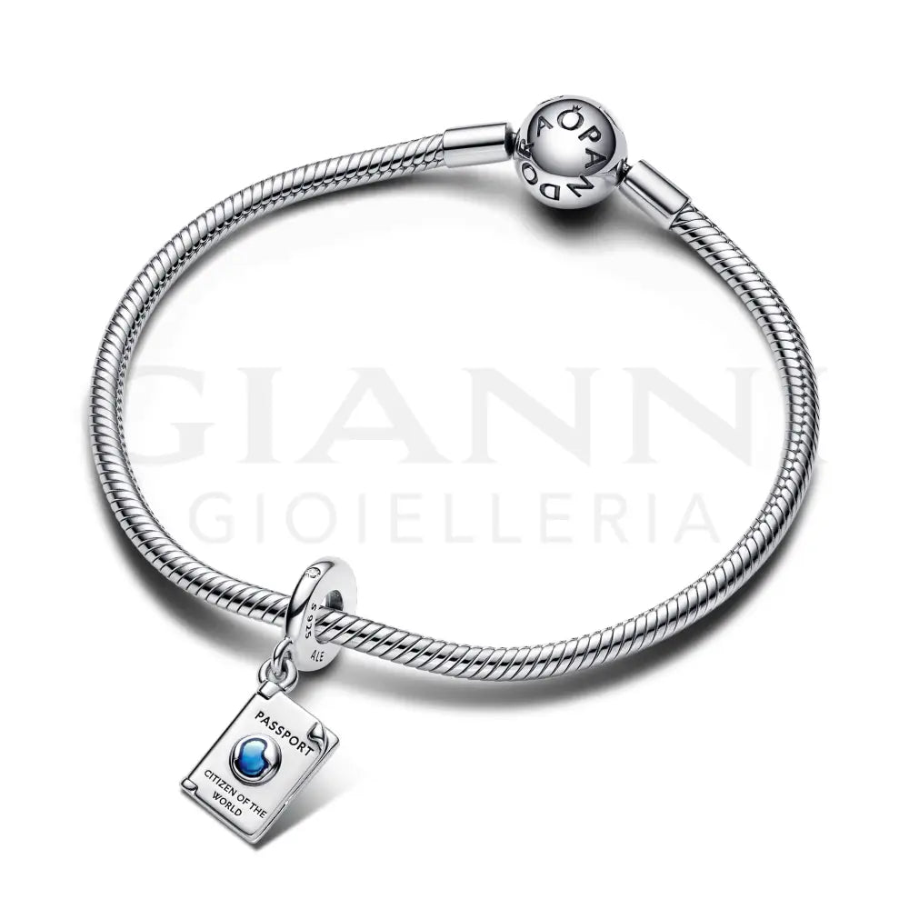 Charm Pandora - Pendente Passaporto Apribile ’Citizen of the World’ Charm