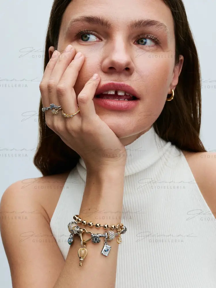 Charm Pandora - Pendente Passaporto Apribile ’Citizen of the World’ Charm