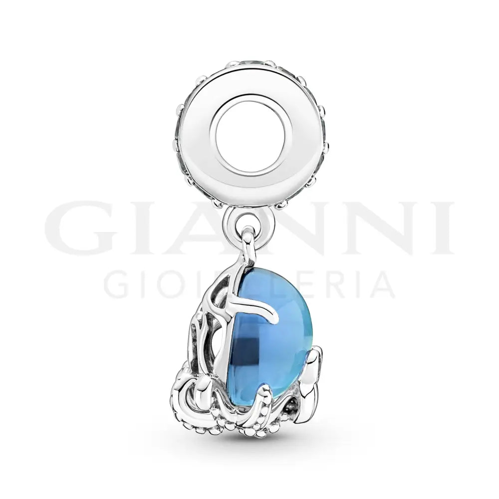 Charm Pandora - Pendente Polpo Vetro di Murano Charm