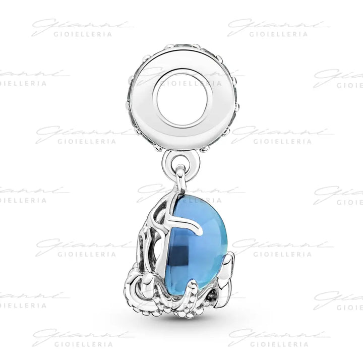 Charm Pandora - Pendente Polpo Vetro di Murano Charm