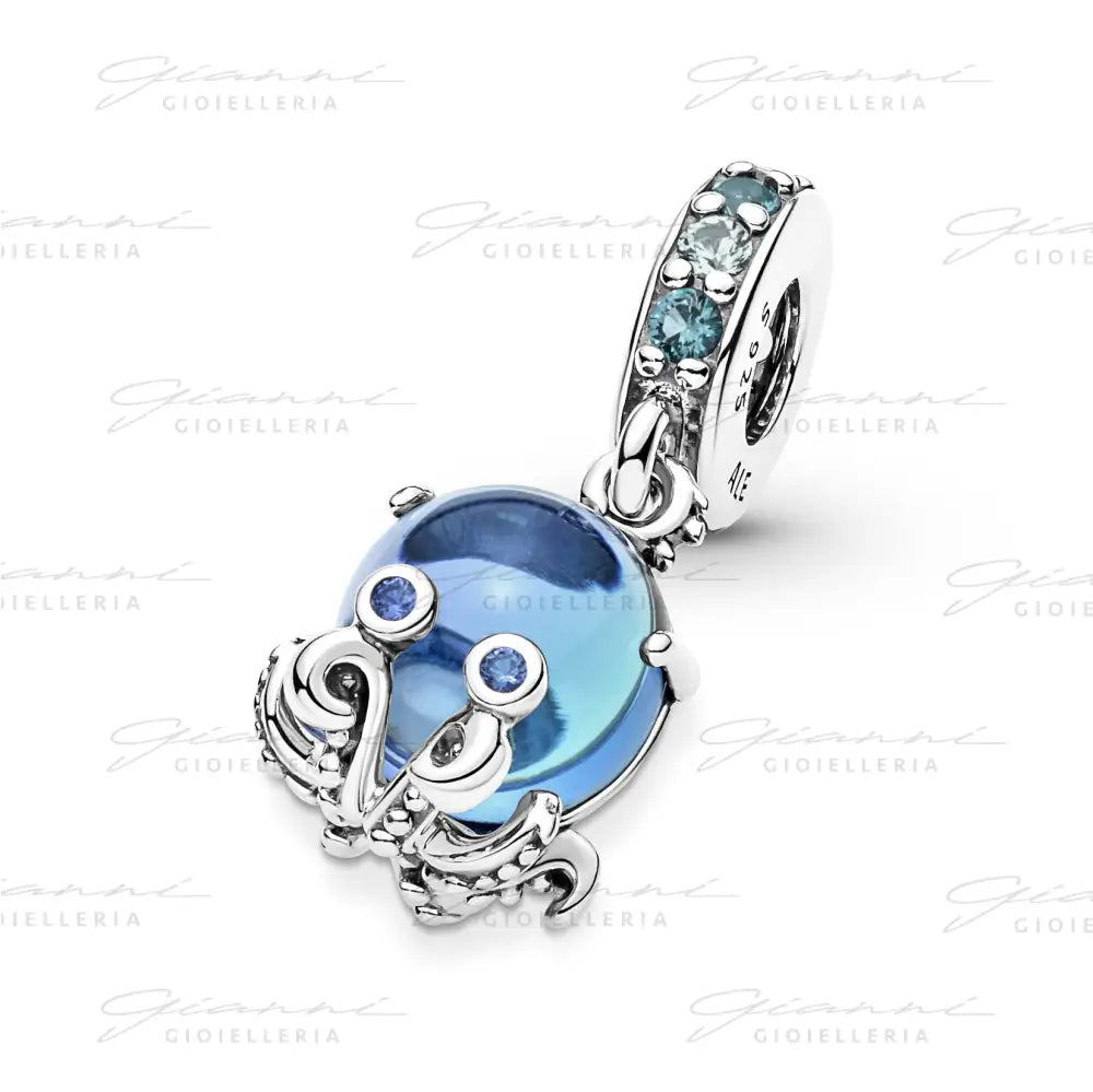 Charm Pandora - Pendente Polpo Vetro di Murano Charm