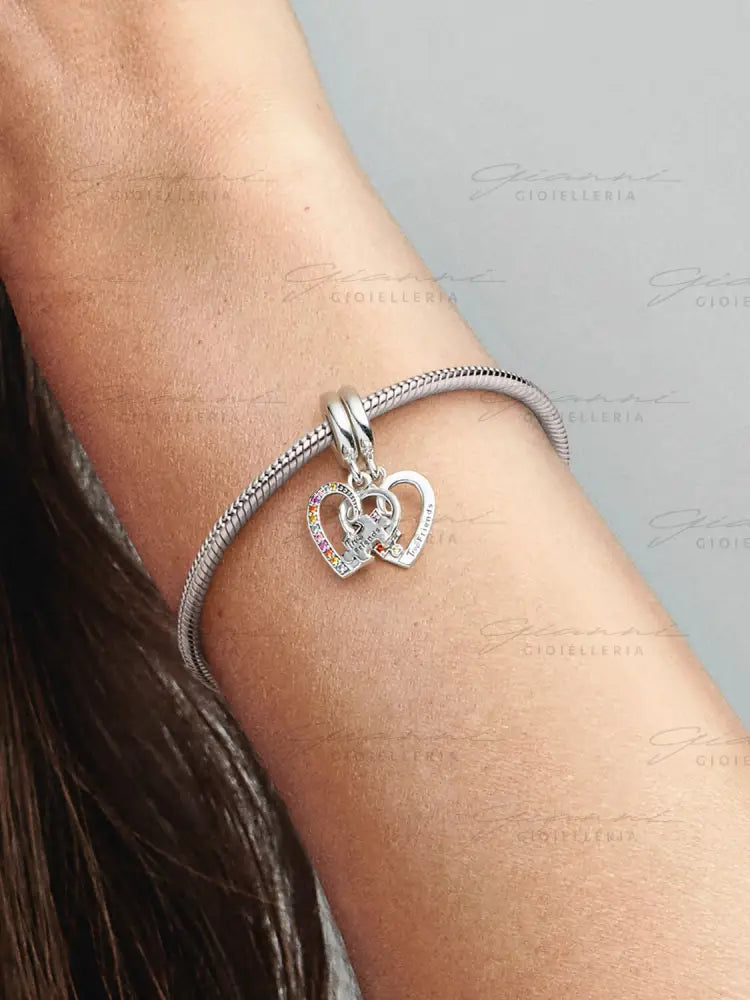 Charm Pandora - Pendente Puzzle dell’Amicizia Divisibile Charm