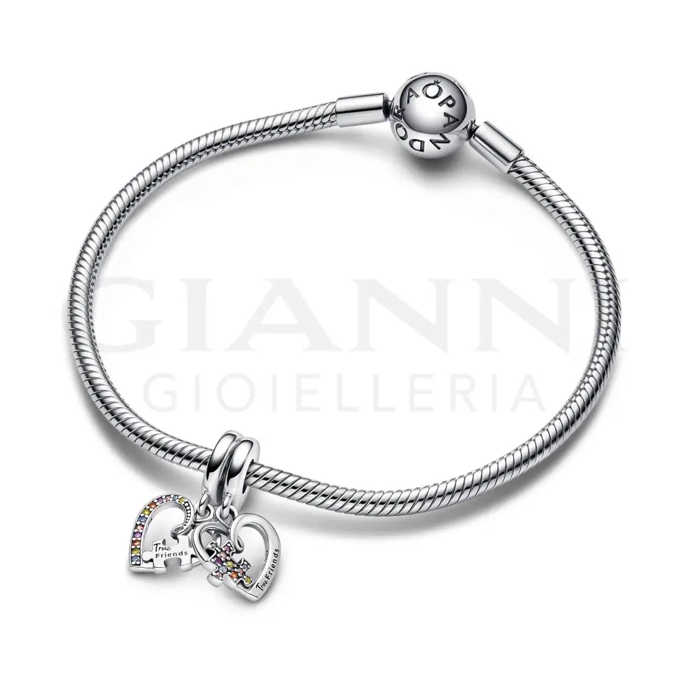Charm Pandora - Pendente Puzzle dell’Amicizia Divisibile Charm