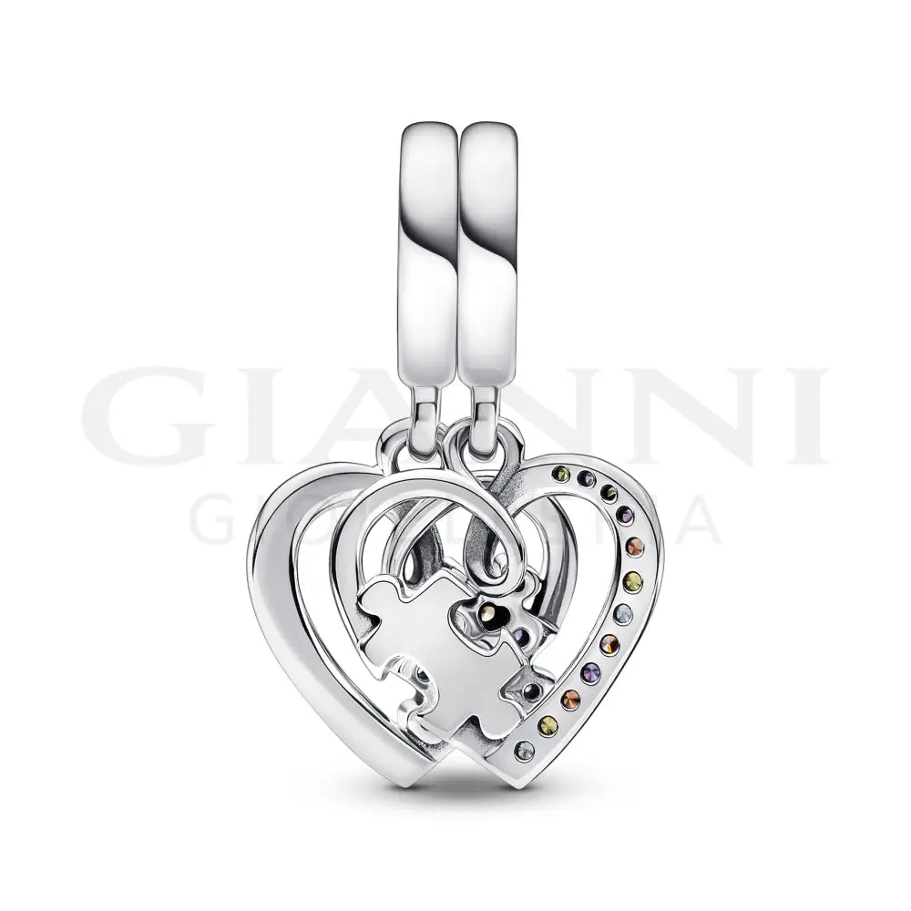 Charm Pandora - Pendente Puzzle dell’Amicizia Divisibile Charm