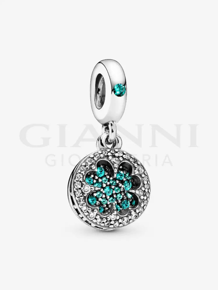 Charm Pandora - Pendente Quadrifoglio Verde Charm