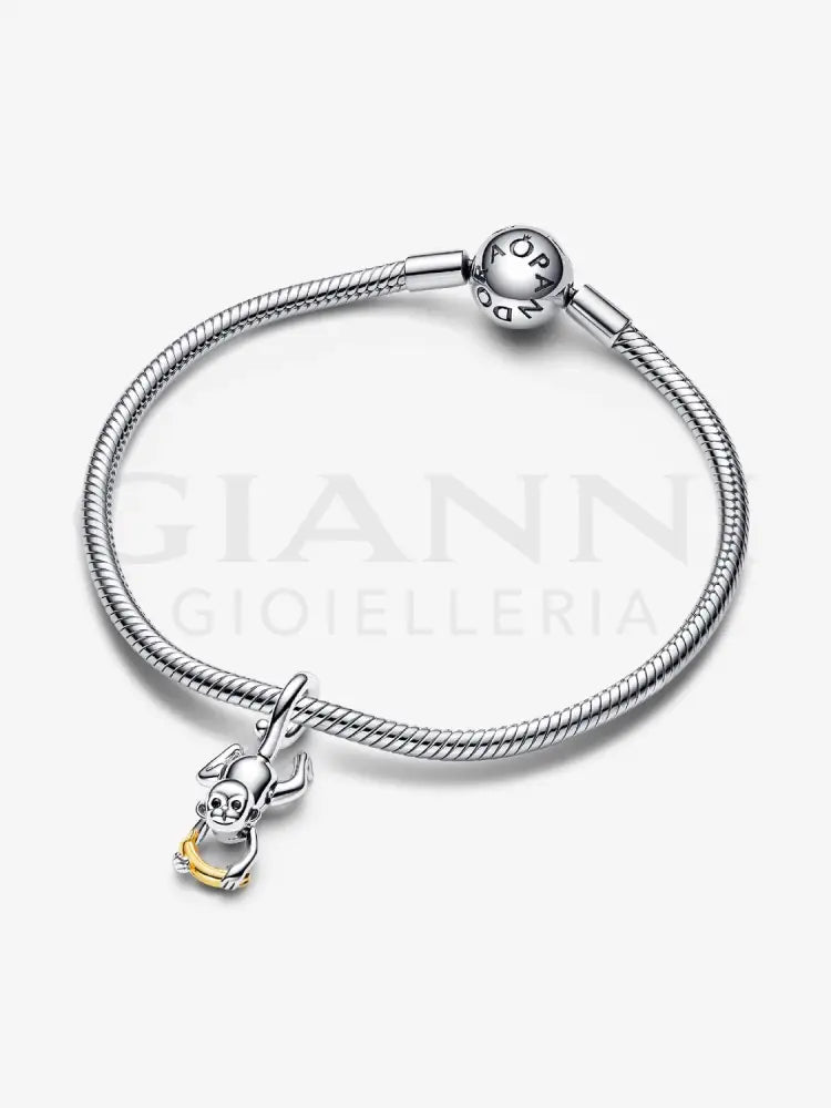 Charm Pandora - Pendente Scimmietta con Zampe Mobili Charm