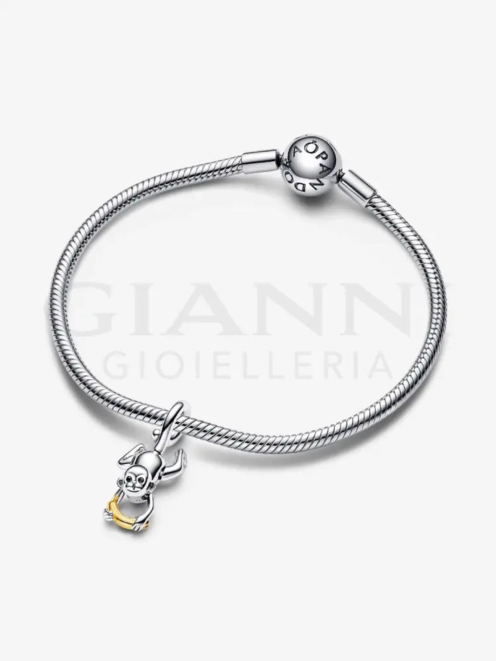 Charm Pandora - Pendente Scimmietta con Zampe Mobili Charm