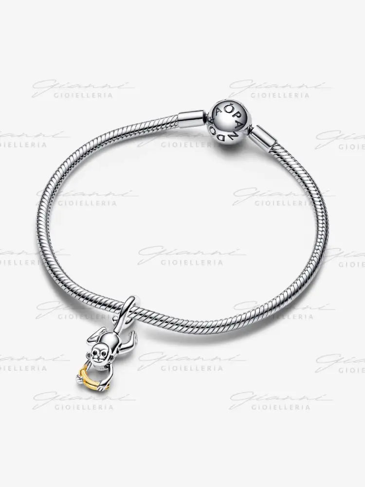 Charm Pandora - Pendente Scimmietta con Zampe Mobili Charm