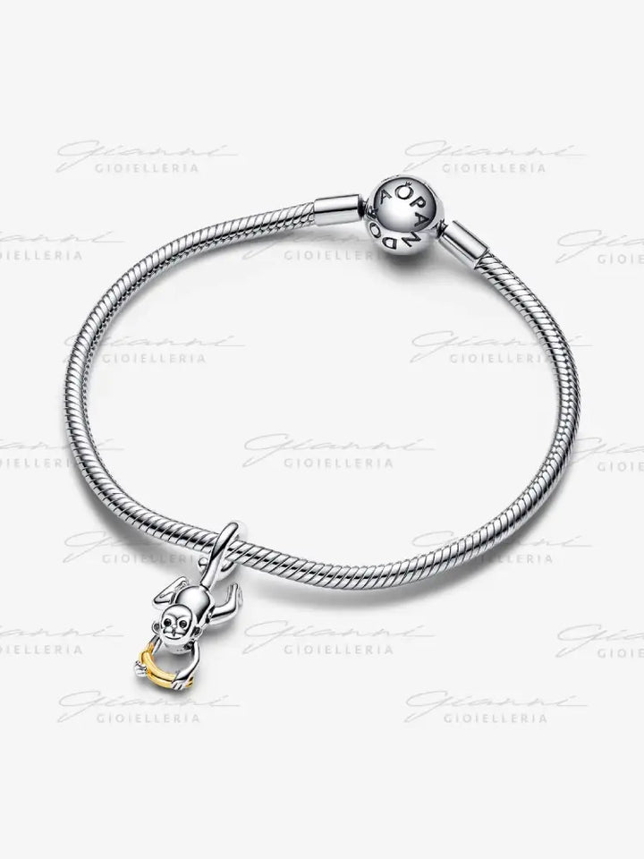 Charm Pandora - Pendente Scimmietta con Zampe Mobili Charm