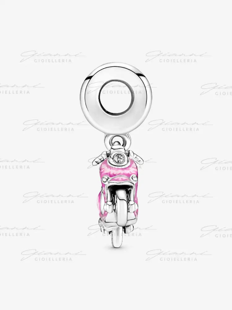 Charm Pandora - Pendente Scooter Rosa Charm