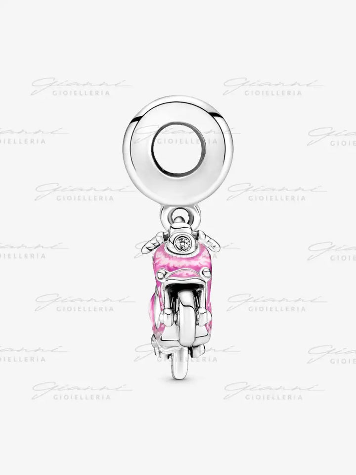 Charm Pandora - Pendente Scooter Rosa Charm