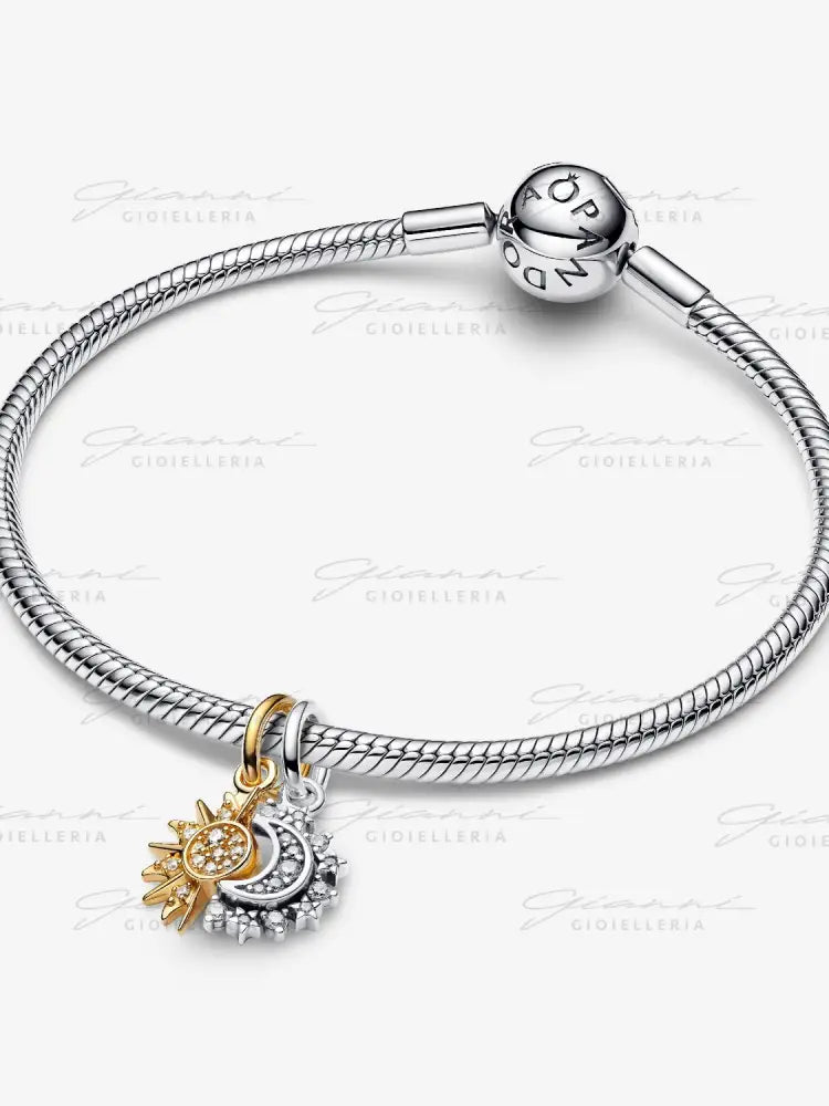 Charm Pandora - Pendente Sole e Luna Divisibile Charm
