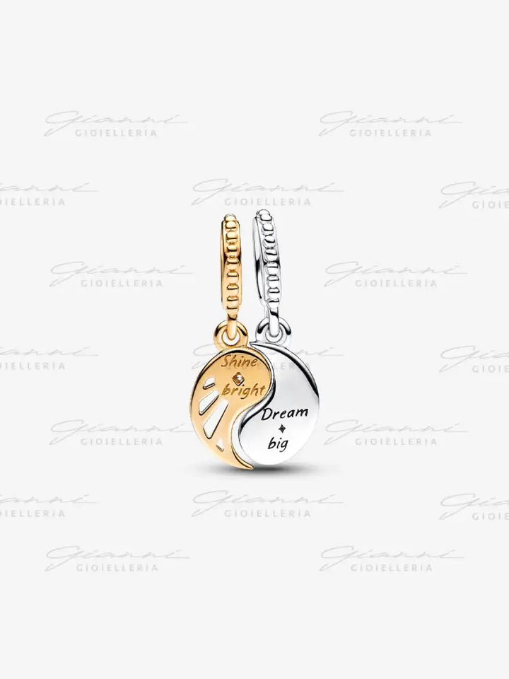 Charm Pandora - Pendente Sole e Luna Divisibile Charm