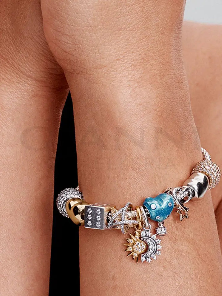 Charm Pandora - Pendente Sole e Luna Divisibile Charm