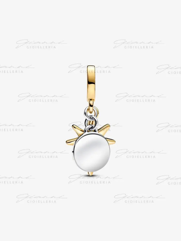 Charm Pandora - Pendente Stella Polare da incidere con diamante creato in laboratorio Charm