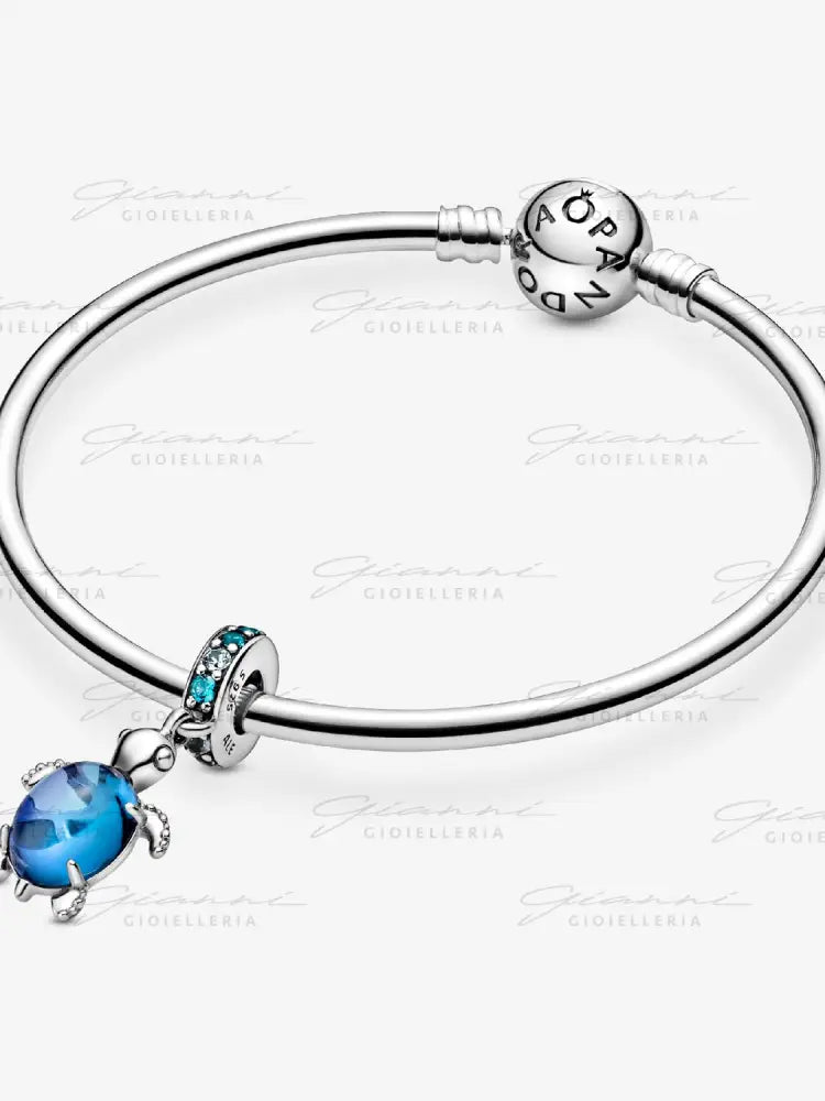 Charm Pandora - Pendente Tartaruga Marina Vetro di Murano Charm