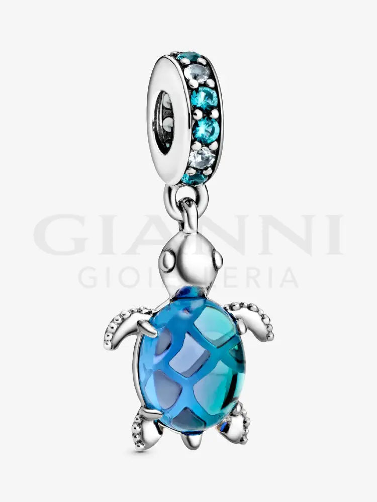 Charm Pandora - Pendente Tartaruga Marina Vetro di Murano Charm