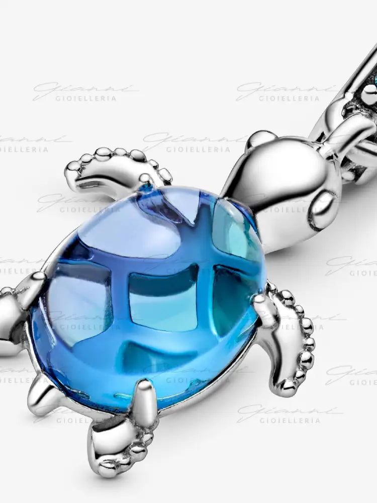 Charm Pandora - Pendente Tartaruga Marina Vetro di Murano Charm