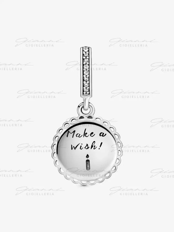 Charm Pandora - Pendente Torta di Compleanno Rosa Charm
