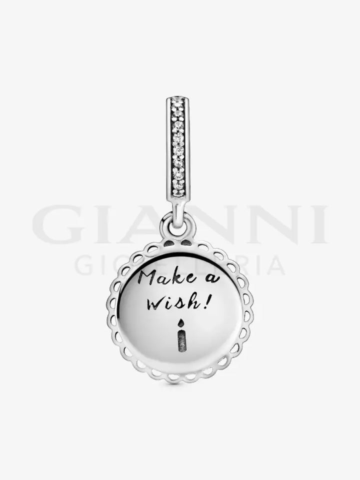 Charm Pandora - Pendente Torta di Compleanno Rosa Charm