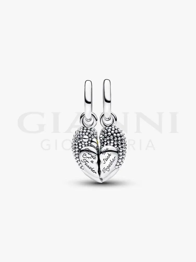 Charm Pandora - Pendente Uccellini Innamorati Divisibile - Charm