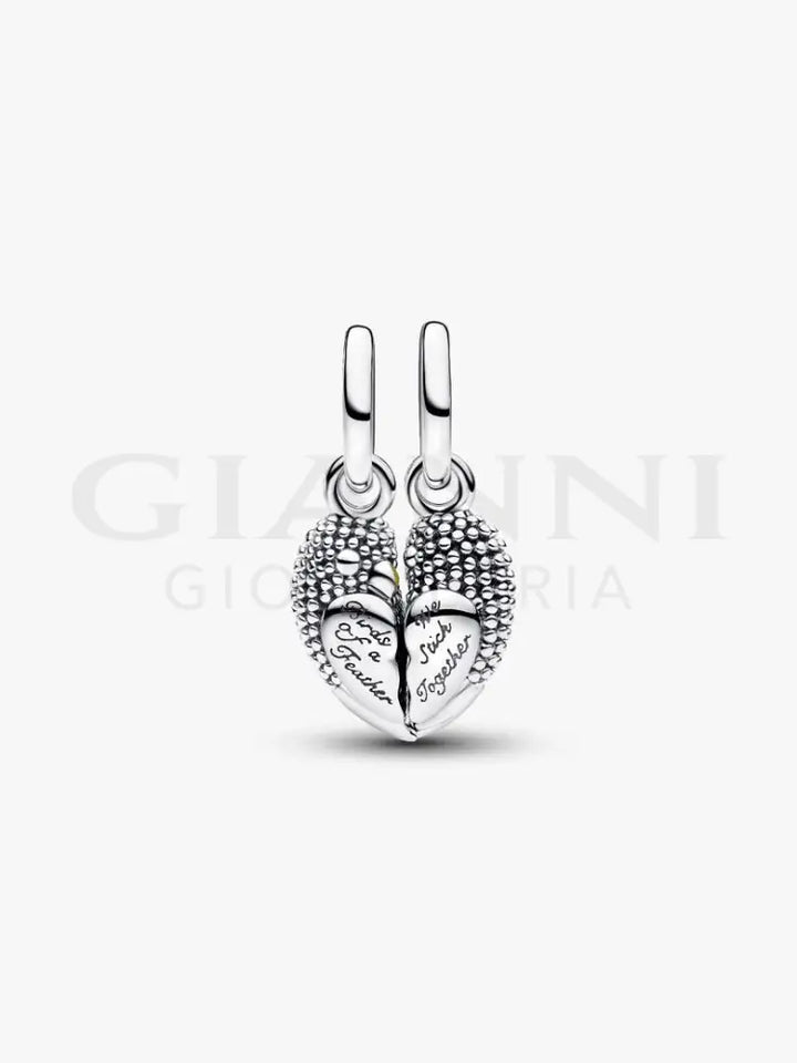 Charm Pandora - Pendente Uccellini Innamorati Divisibile - Charm